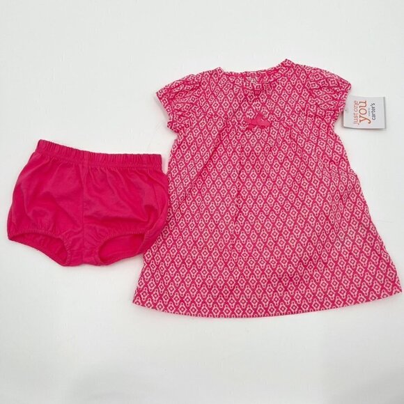 Carters Pink Summer Outfit - Picture 1 of 4